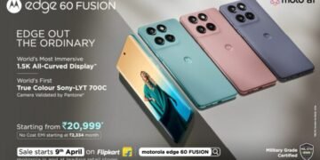 Motorola Edge 60 Fusion Debuts in India: Specifications, Features, and Pricing