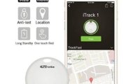 Portronics POR-130 iTrack 1 Smart Lost Item Tracker, Bluetooth Mini Tracking Device – Keys, Wallets, Luggage, Pet Finder (White)